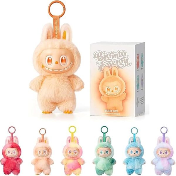 Labubu Doll Character Action Figure Design Figures Collectible Toys Home Decorations The Monsters Big Energy Series Blind Box Cute Toy Decor Gift (Random Color - 1 Pc)