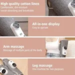 Calf Massager for Pain Relief | Air Compression Technology | LCD Screen Display | 3 Adjustable Modes for Customized Relief | 3-Speed Settings | Rechargeable & Lightweight | Single Unit - Image 3