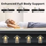 Air Mattress with Built-in Pump Raised for Guests Home, 18" Blow Up Mattress Self Inflatable Mattress in 2 Mins Portable Foldable Anywhere Air Bed with Carrying Bag Colchones Inflables - Image 3