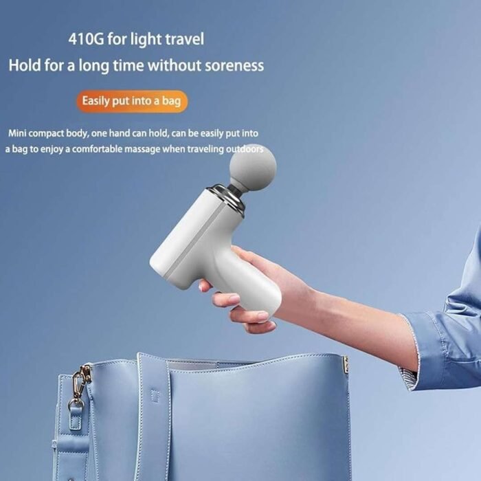 Massage Machine for Body Pain – Mini Massage Gun for Deep Tissue, Muscle & Body Pain Relief – Handheld, Battery Powered Massager for Neck, Shoulder, Back, Foot - Image 7
