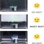 Mist Maker Fogger Small Ultrasonic Fog Machine Fountain Halloween Cauldron Mister Fogger Water Garden Pond Foggers Air Humidifier with 12 LED Light Flashes for Party - Image 4