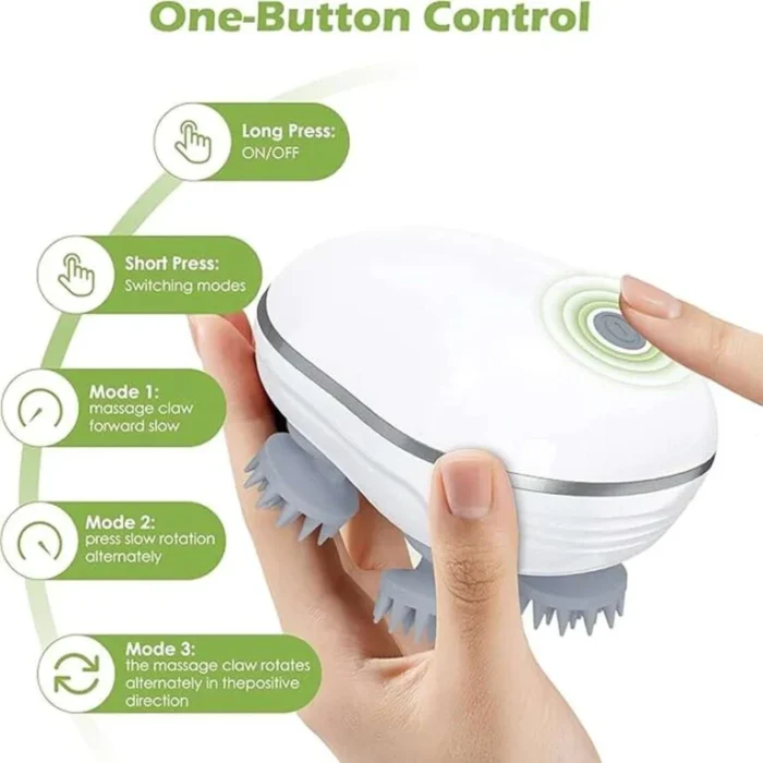 Smart Scalp Massager Massager (White) - Image 3