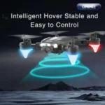 Foldable Toy Drone with Obstacle Avoidance, 4K Dual Camera, Altitude Hold & One-Key Takeoff | Ideal First Drone for Indoor & Outdoor Flying (RED & Black) - Image 3