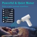 Massage Machine for Body Pain – Mini Massage Gun for Deep Tissue, Muscle & Body Pain Relief – Handheld, Battery Powered Massager for Neck, Shoulder, Back, Foot - Image 6