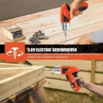 Cordless Electric Screwdriver Machine with Bits And LED Light, 45 in 1 Rechargeable Screwdriver Drill Machine with Reversible Function for Home & DIY Use – Easy to Use - Image 2