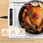 Electric Warming Tray, Full Surface Heating, Rollable & Portable, Premium Silicone Nano-Material, 3 Temperature Settings, Auto Shut-Off – Versatile Food Warmer for Gatherings, Parties - Image 2