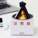 Flame Aroma Diffuser, Multi-Colour LED, Auto Shut-Off, Essential Oil Humidifier for Home, Office, Bedroom, - Image 3